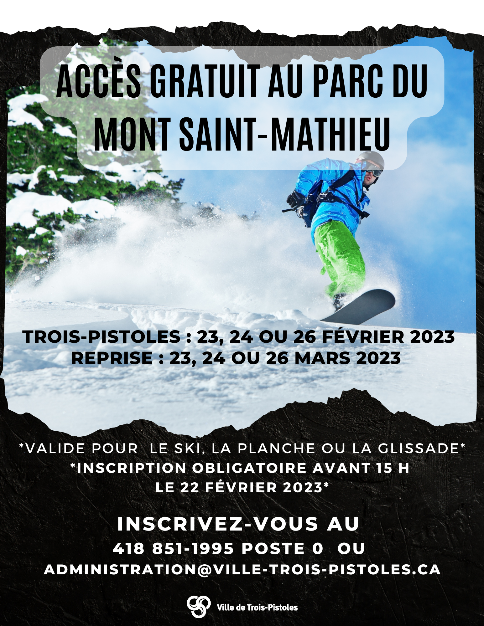 Journée gratuite au Parc du Mont Saint-Mathieu pour la population des Basques
